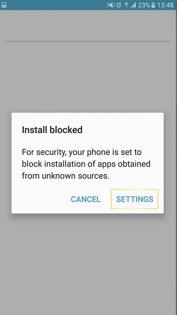 STEP 2 ยืนยันการติดตั้งแอพพลิเคชั่น