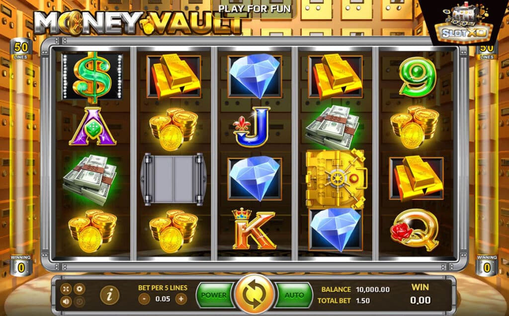 ตัวอย่างสล็อต Money Vault