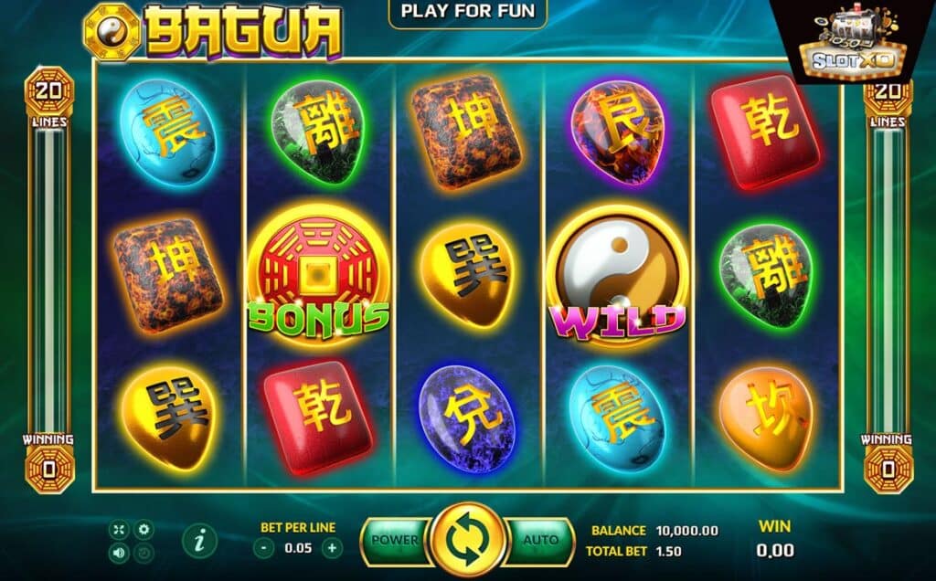 ตัวอย่างสล็อต Bagua