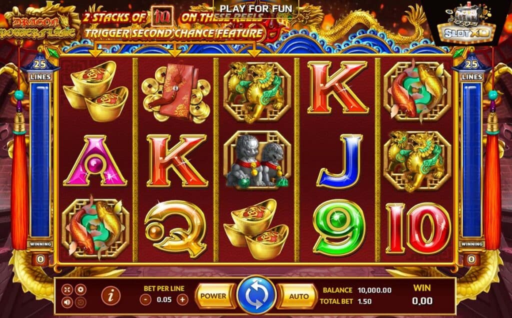 ตัวอย่างสล็อต Dragon Powerflame