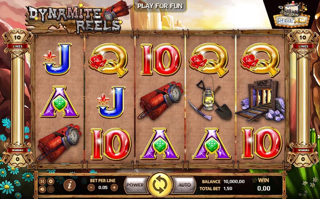 ตัวอย่างสล็อต Dynamite Reels
