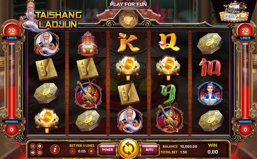 ตัวอย่างสล็อต Tai Shang Lao Jun