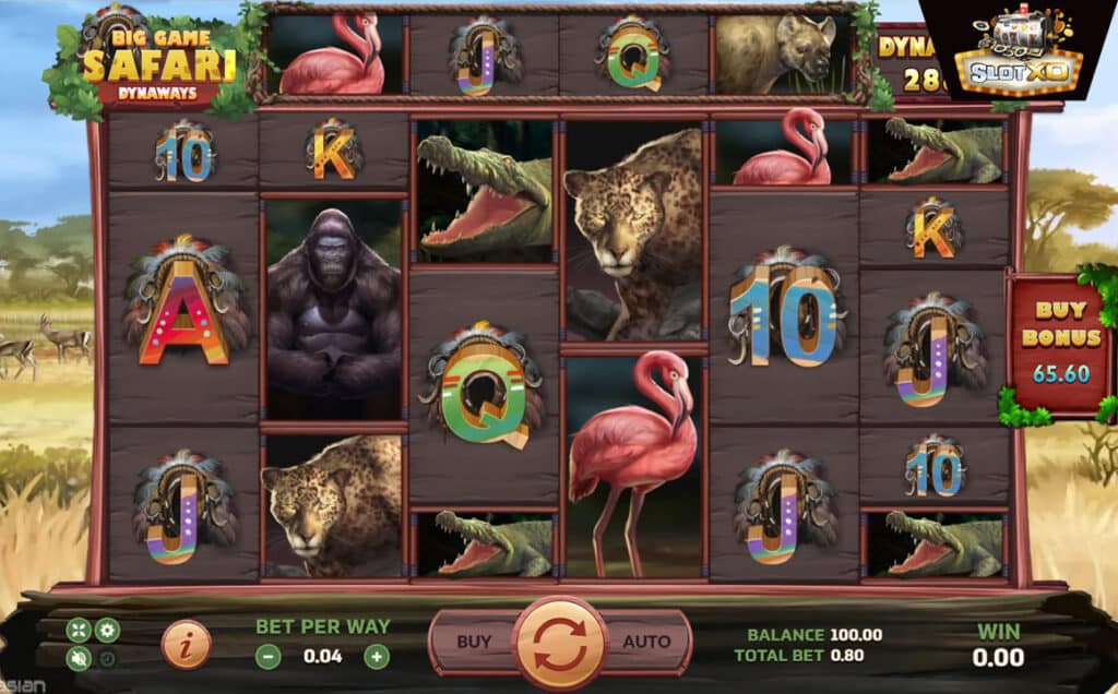 ตัวอย่างสล็อต Big Game Safari