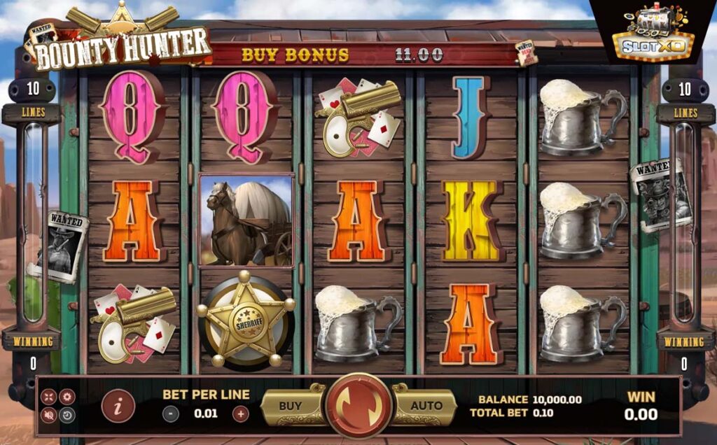 ตัวอย่างสล็อต Bounty Hunter