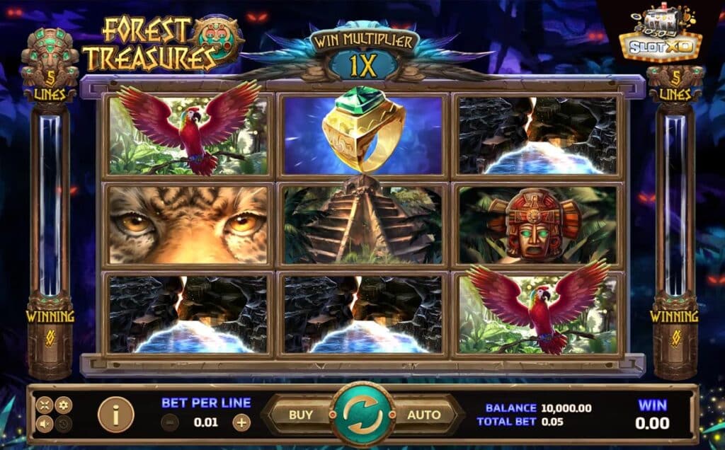 ตัวอย่างสล็อต Forest Treasure