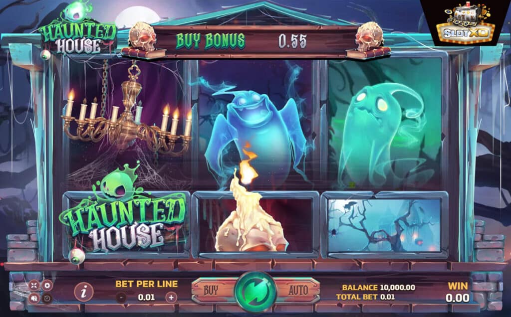 ตัวอย่างสล็อต Haunted House
