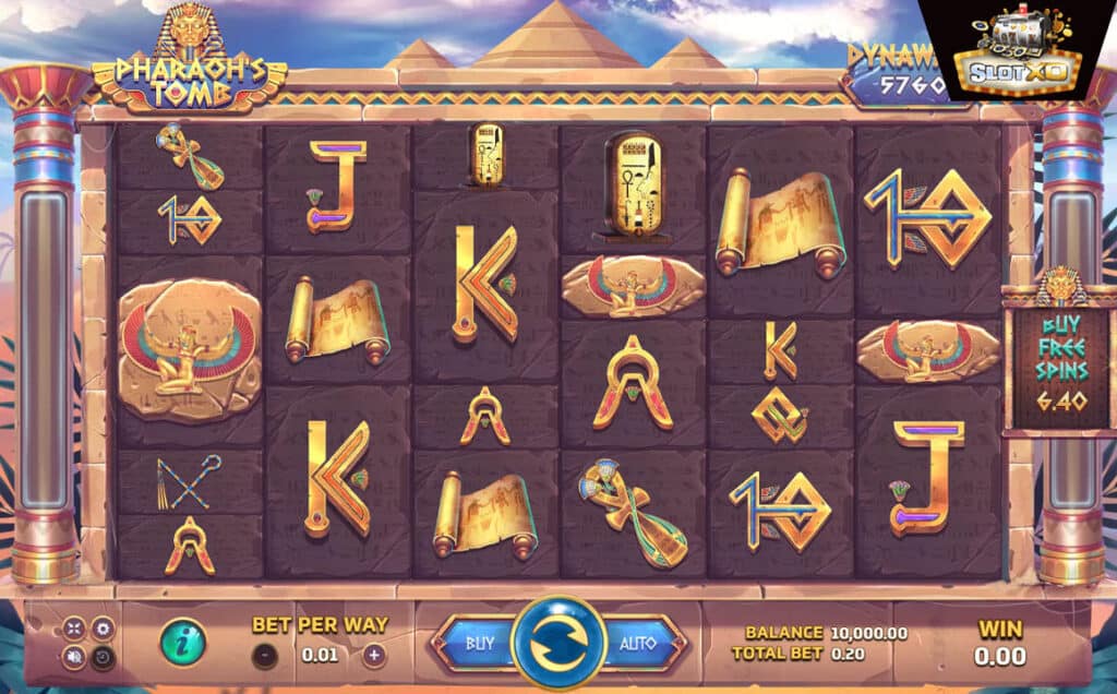 ตัวอย่างสล็อต Pharaoh’s Tomb