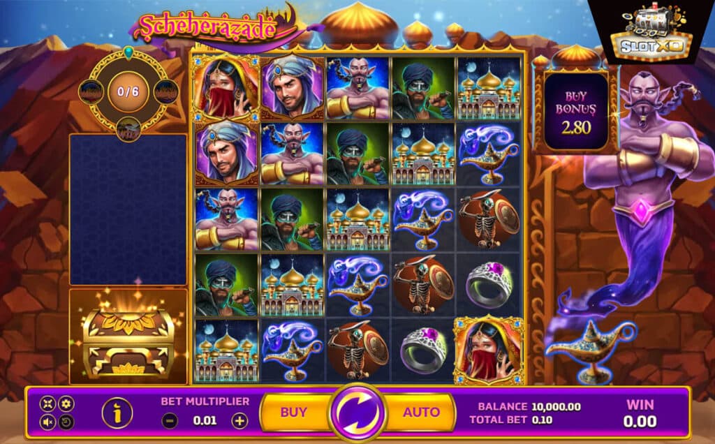 ตัวอย่างสล็อต Scheherazade