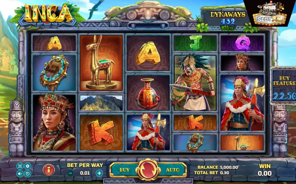 ตัวอย่างสล็อต Inca