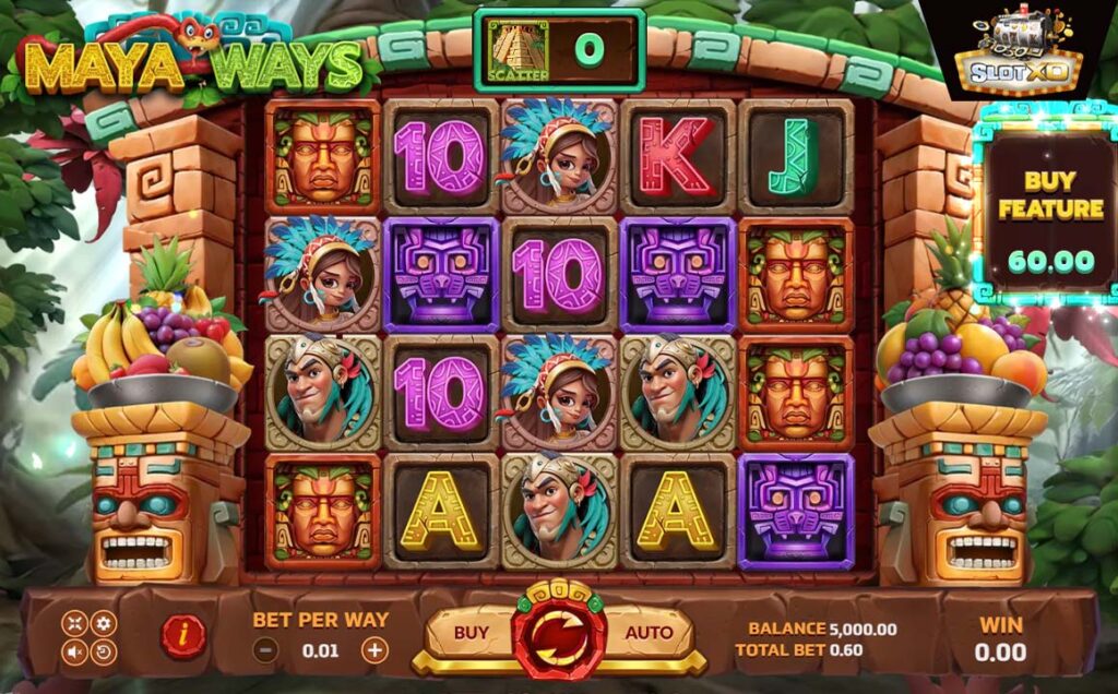 ตัวอย่างสล็อต Maya Ways