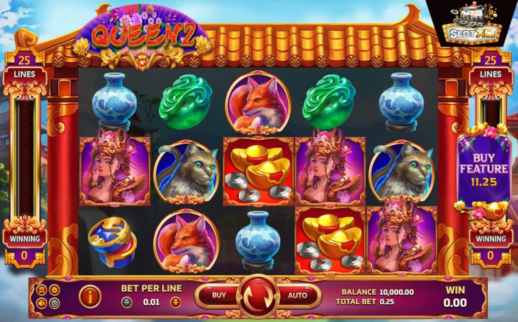 ตัวอย่างสล็อต Queen 2