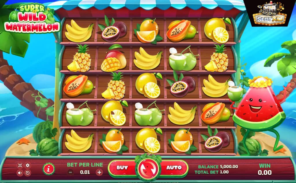ตัวอย่างสล็อต Super Wild Watermelon