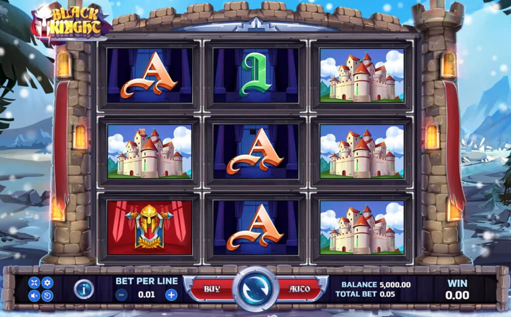 ตัวอย่างสล็อต Black Knight
