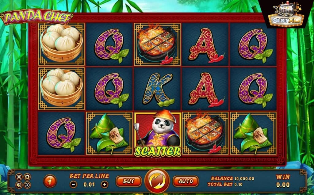 ตัวอย่างสล็อต Panda Chef