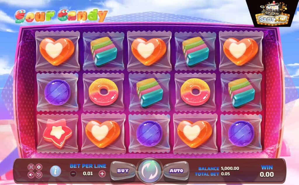 ตัวอย่างสล็อต Sour Candy
