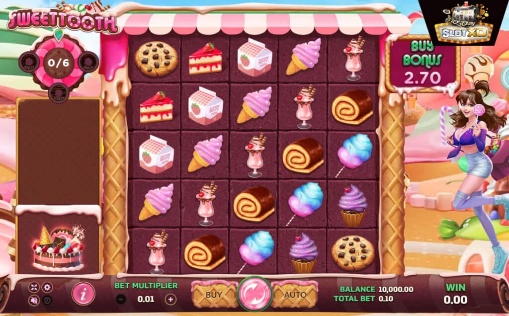ตัวอย่างสล็อต Sweet Tooth