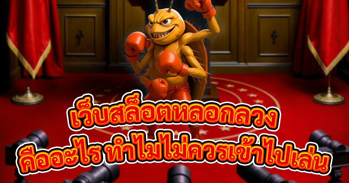 เว็บสล็อตหลอกลวง