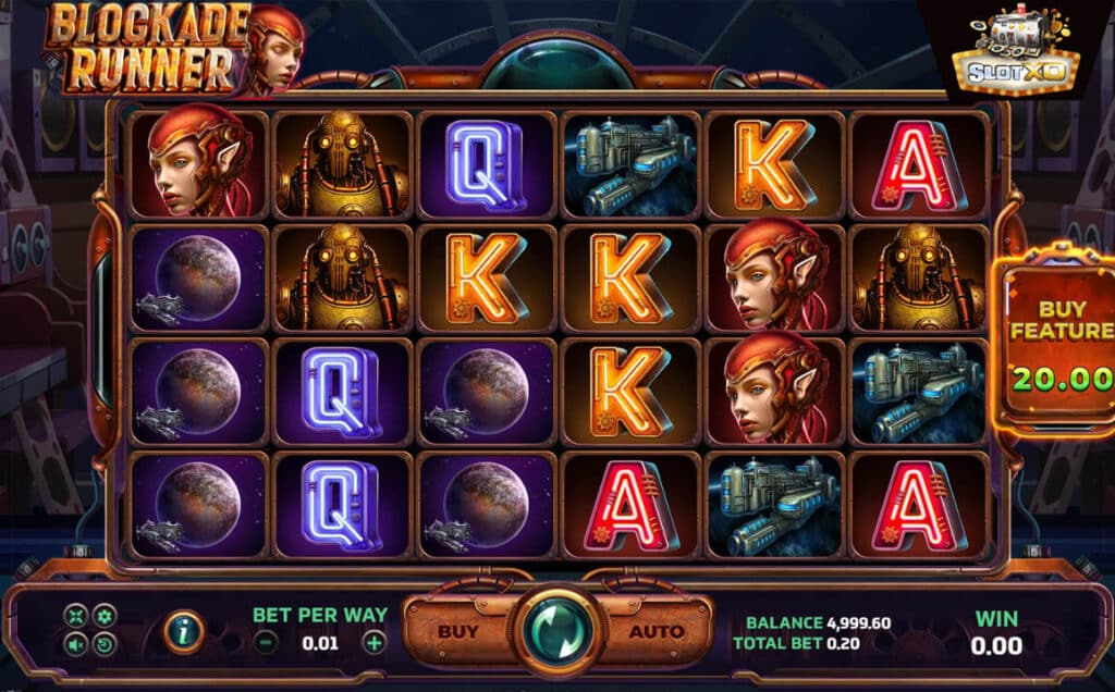 ตัวอย่างสล็อต Blockade Runner