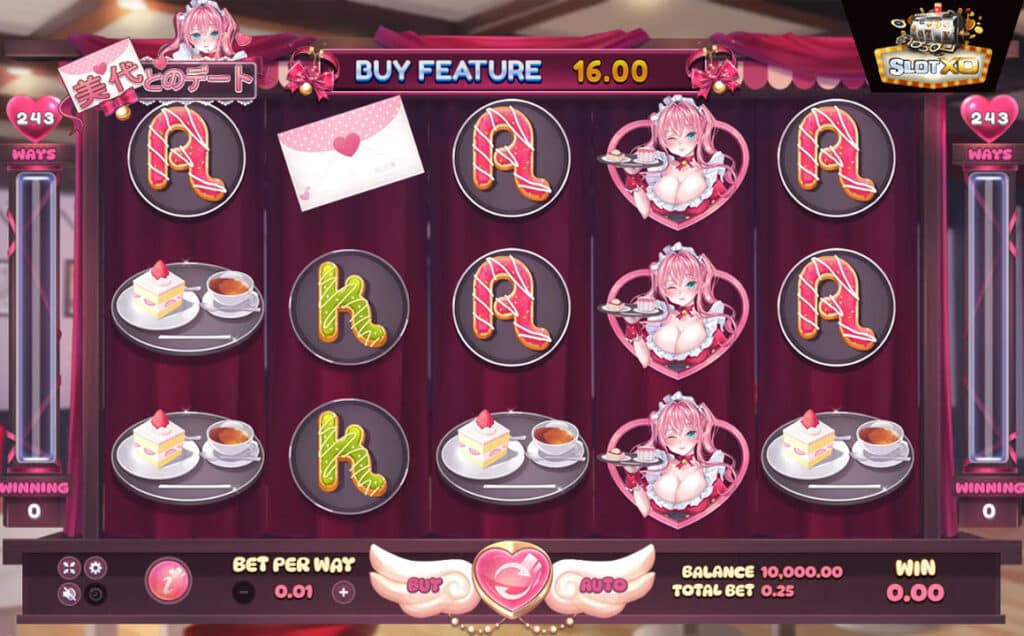 ตัวอย่างสล็อต Date With Miyo